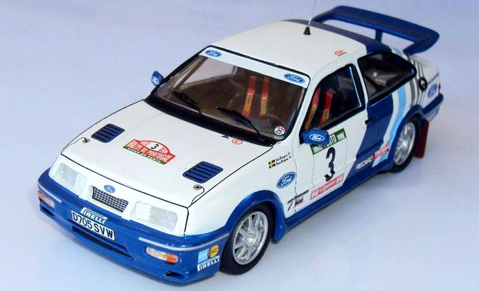 Ford Sierra Cosworth Blomqvist / Melander Portugal 1988 po bouračce 1:43 Trofeu