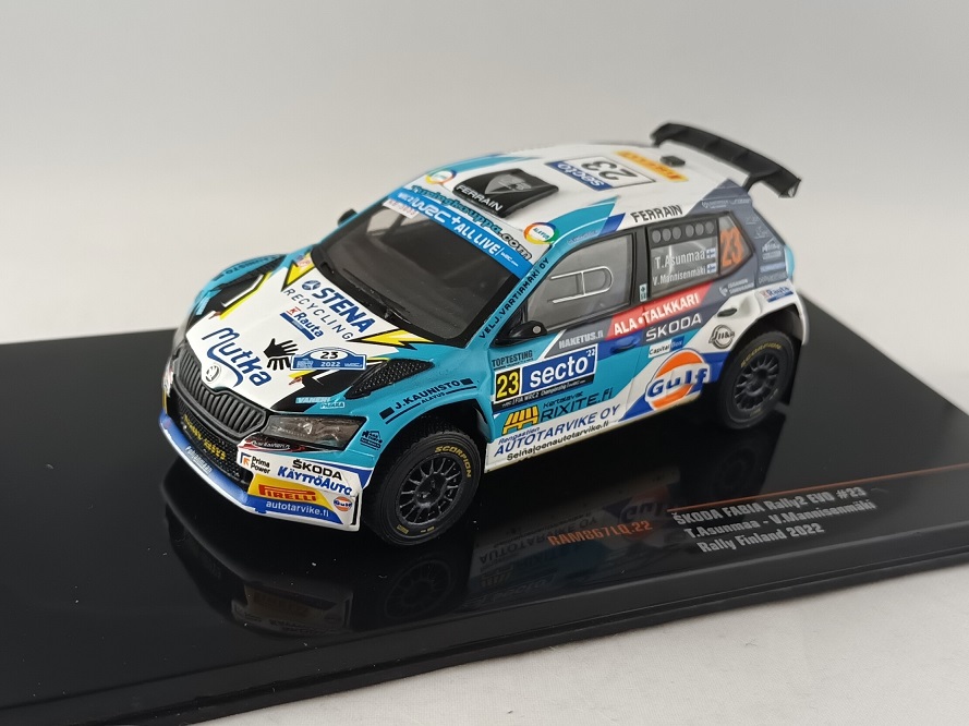 Skoda Fabia Rally2 EVO #23 WRC T.Asunmaa / V.Mannisenmäki Rallye
