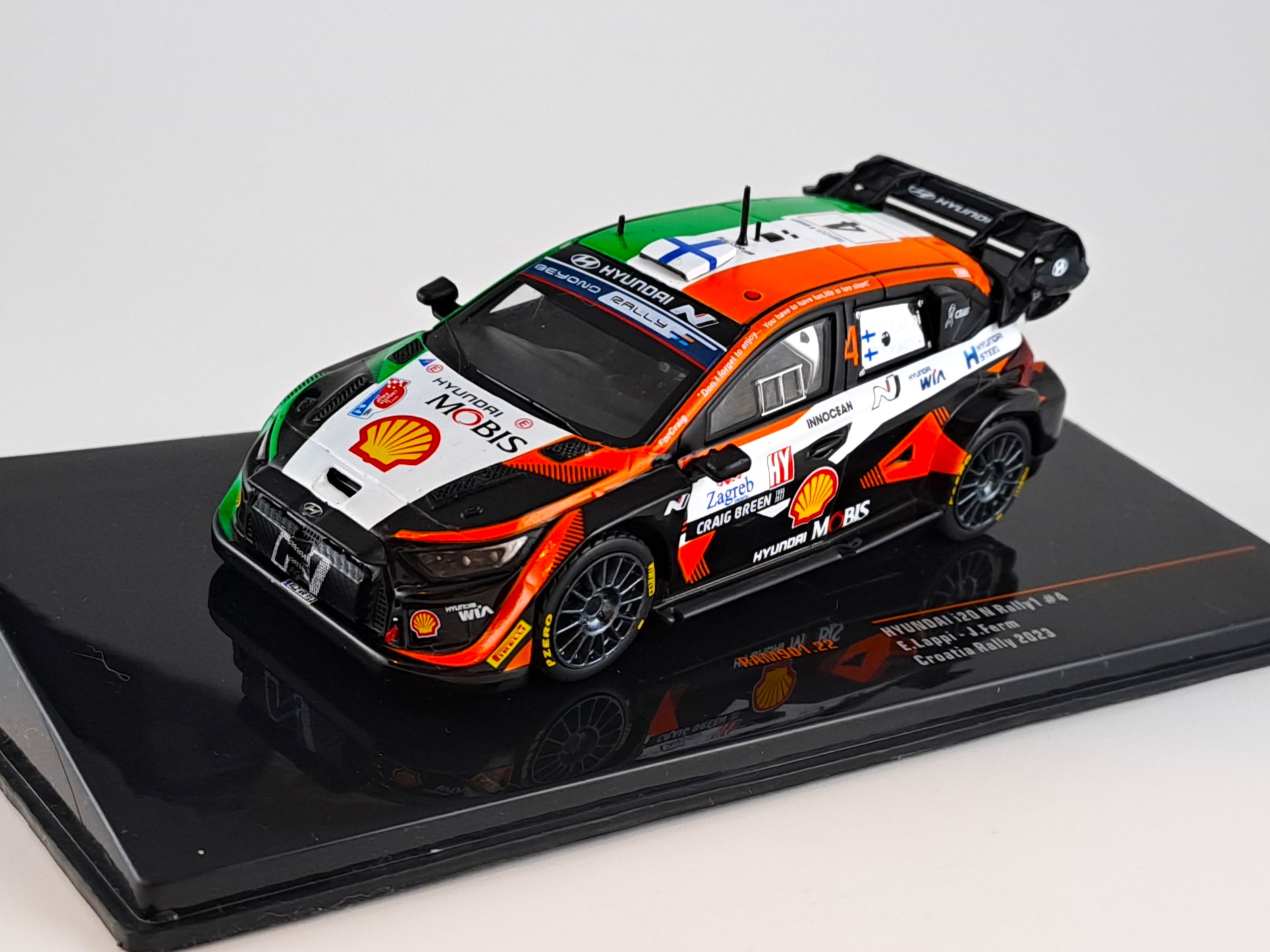 Miniature HYUNDAI i20 N #4 Rallye de Croatie 2023 LAPPI / FERM