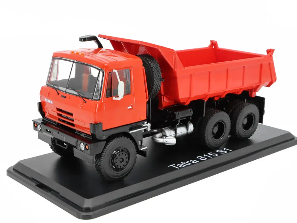Jouet Collection échelle 1/43 PREMIUM47159 Camion Benne Tatra 815 S1 6x4 Rouge - Modèle Réduit 1/43 Premium Classixxs - Neuf Jantes 1 24