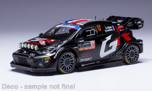 1:43 SPARK Toyota Yaris Gr Rally1 Hybrid #18 Rally Montecarlo 2024