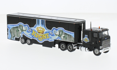 Brekina 85860 - Ford CLT 9000 semi trailer, Circus Krone, 1978 Brekina Brekina 85860 : SAI Collections : modèles réduits véhicules cyclisme cirques trains 1/87ème