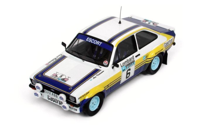 Ford Escort MKII RS, No.6 1:43 Trofeu