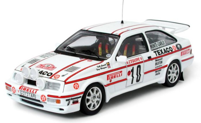Ford Sierra Cosworth Texaco Monte Carlo 87 Grundel / Harryman 1:43 Trofeu