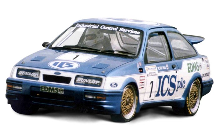 Ford Sierra Cosworth ICS Silverstone 87 Rouse / Hall 1:43 Trofeu