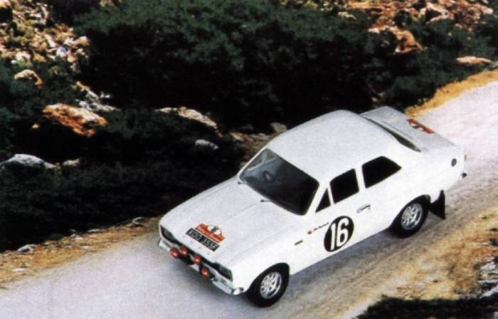 Ford Escort MK 1 1600 TC 1st Int.Event San Remo 68 Ove Andersson 1:43 Trofeu