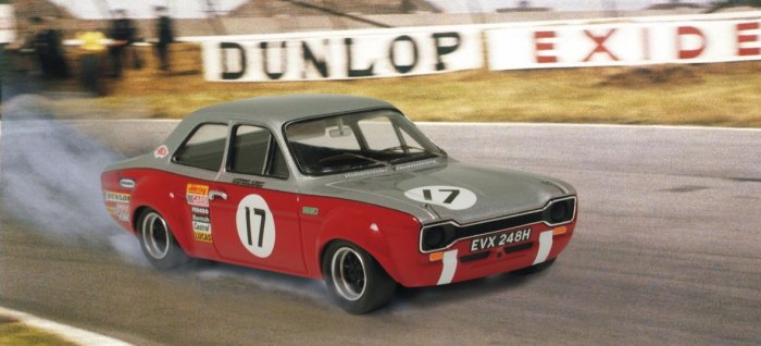 Ford Escort MK 1 1600 TC Silverstone 70 J.Stewart / C.Craft 1:43 Trofeu