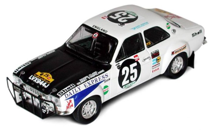 Ford Escort MK 1 RS 1600 Safari 71 Clark / Staepelaere 1:43 Trofeu