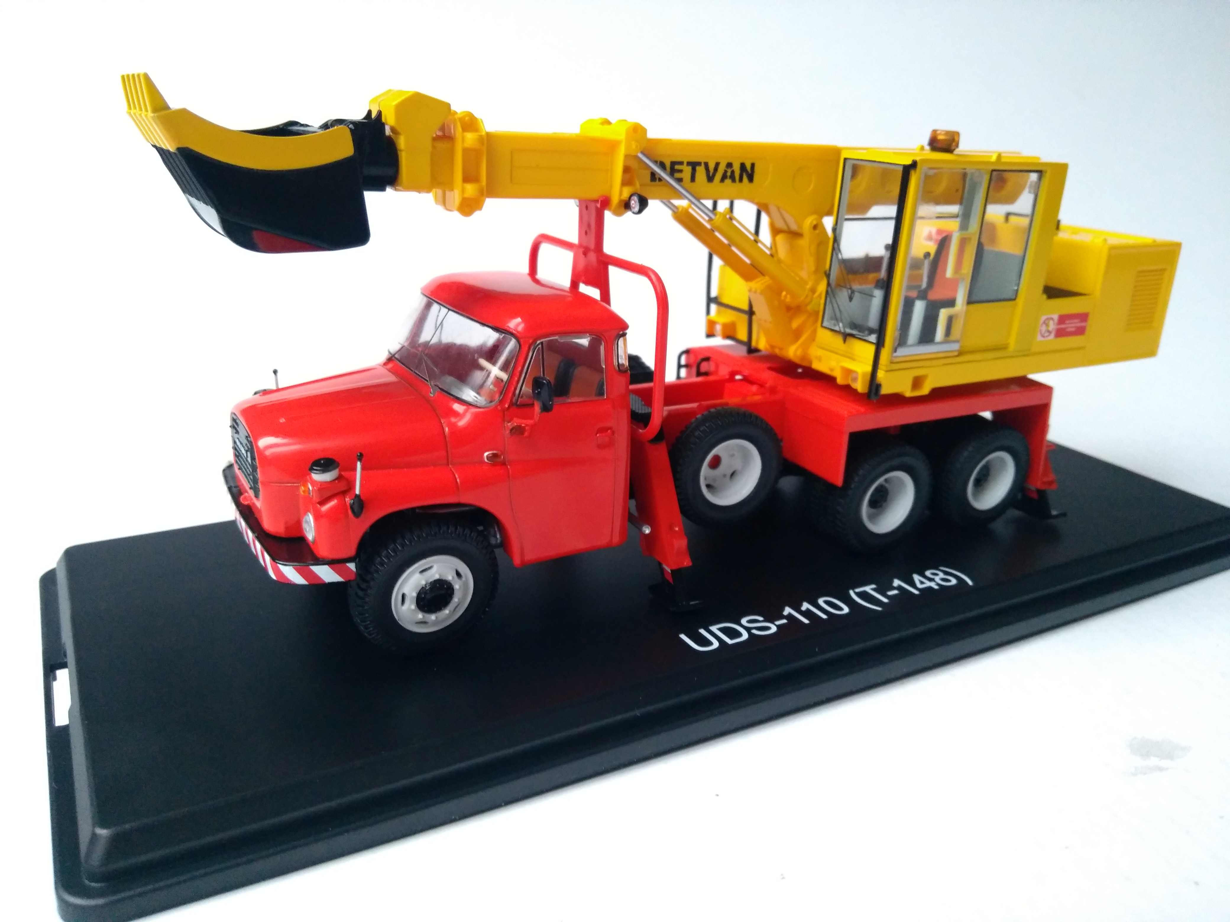 Tatra T148 UDS-110A bagr červenožlutý 1:43 SSM