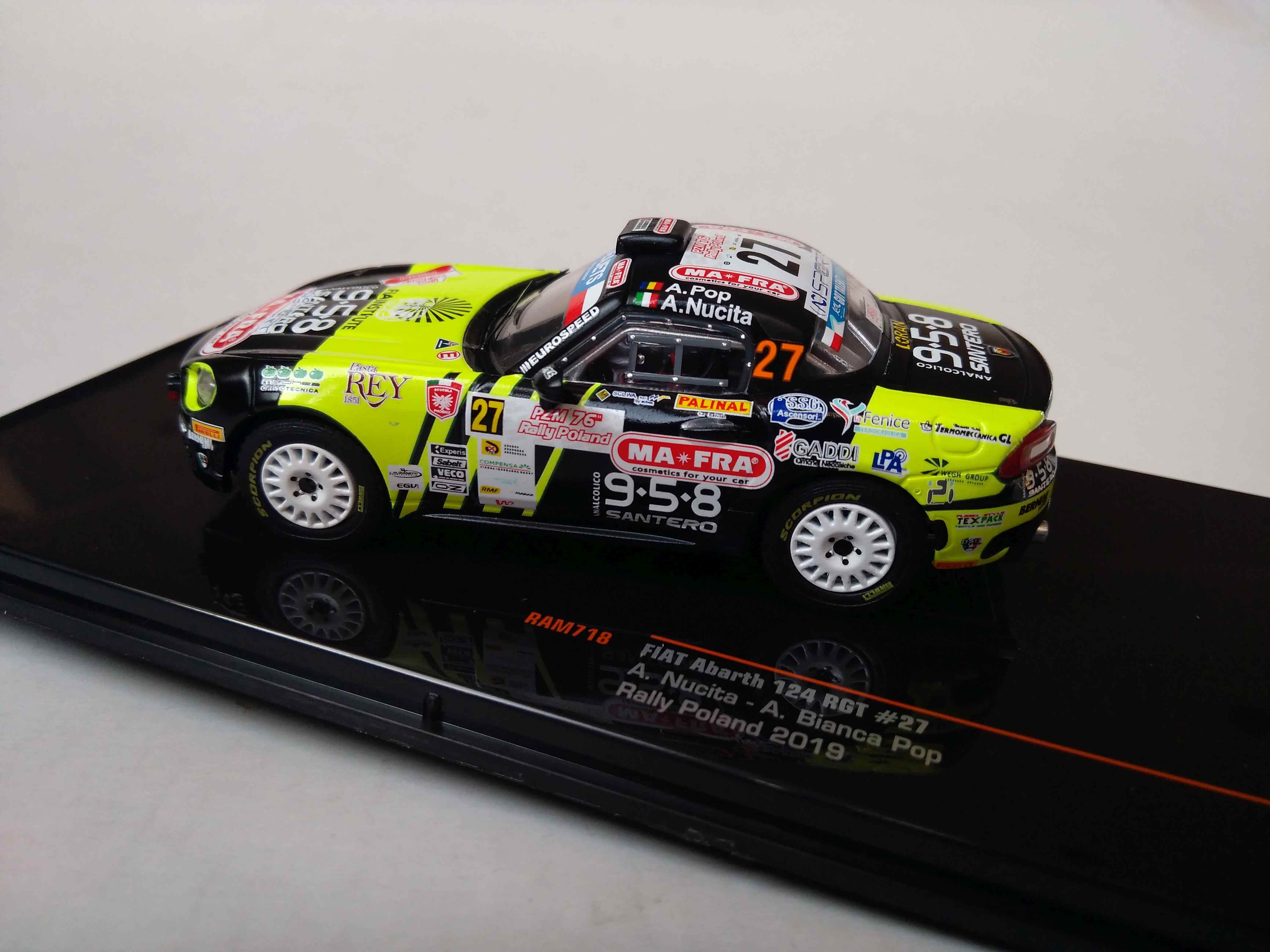 Fiat Abarth 124 RGT, No.27 1:43 IXO