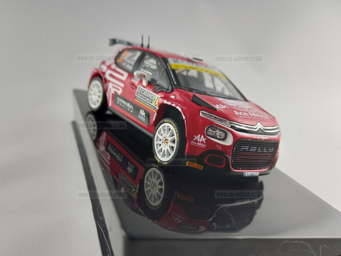 Citroen C3 Rally 2, No.24, Camilli, rallye Monte Carlo 2021 1:43 IXO