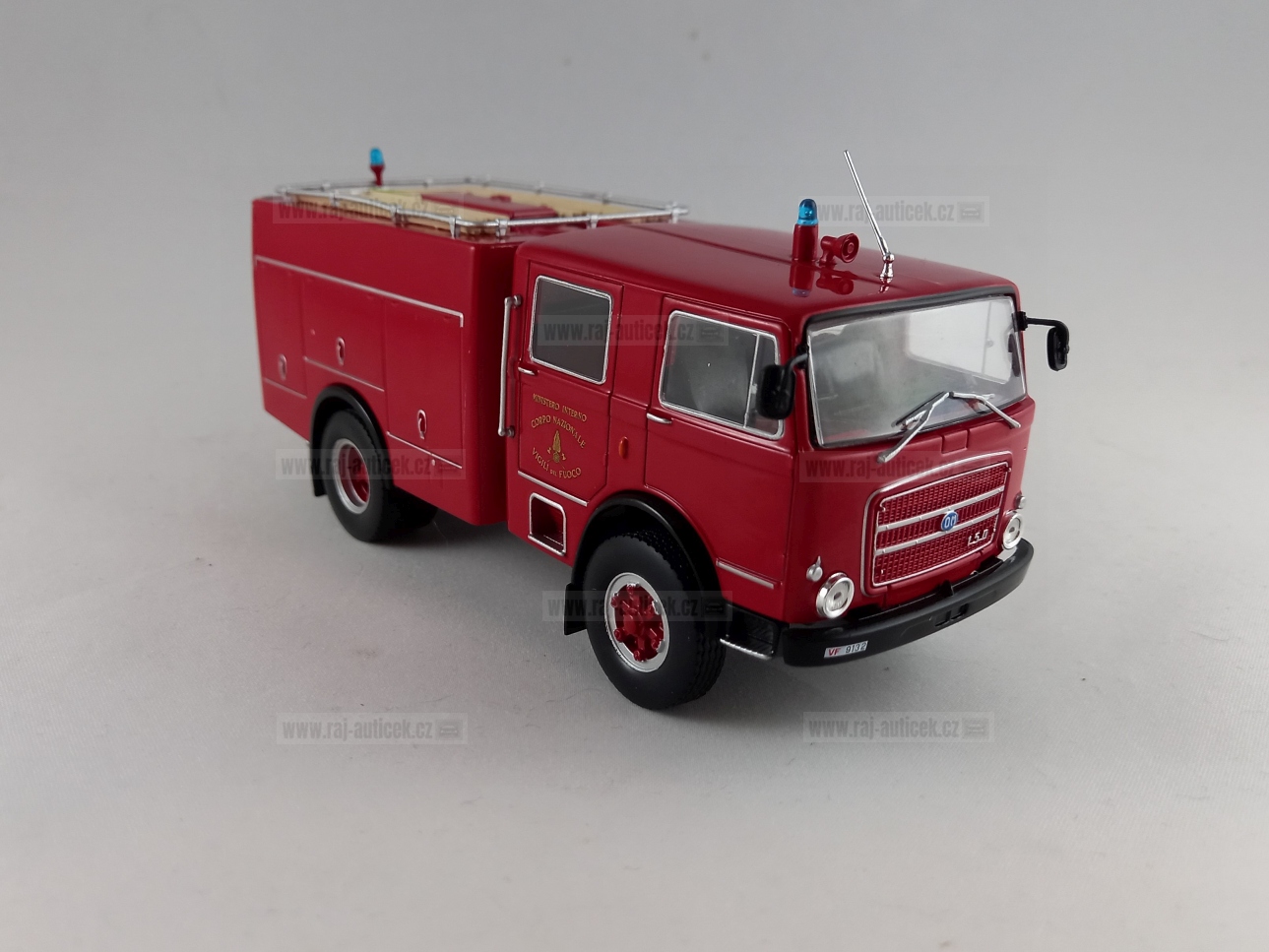OM Fiat 150 Autopompa hasiči 1:43