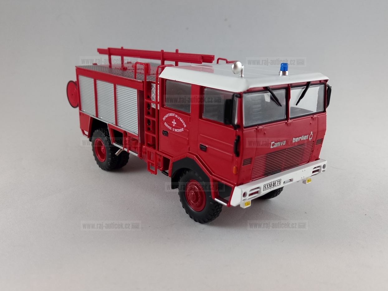 Berliet GBD 4x4 hasiči 1:43
