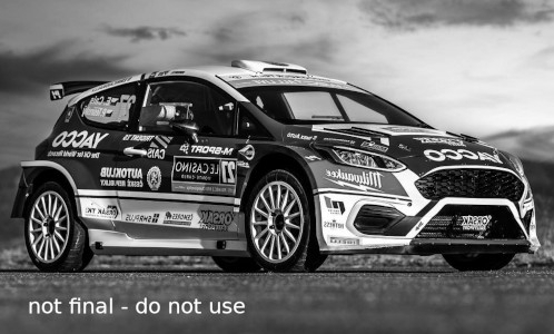 Ford Fiesta R5 MK II, No.27, Cais - Tišinský, rallye Monte Carlo 2022 1:43 IXO