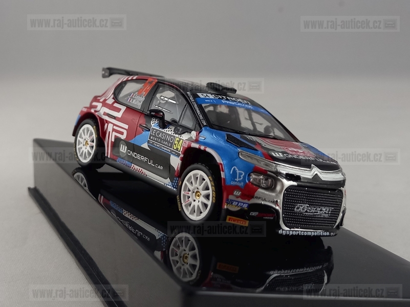 IXO 1/43 – CITROËN C3 Rally2 N°54 – Lefebvre – Rallye Monte-Carlo 2022 – Neuf