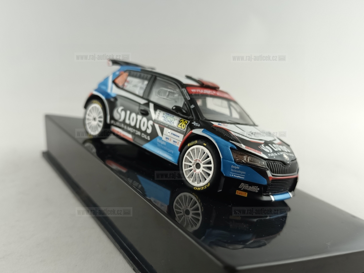Škoda Fabia Rally 2 EVO, No.26, Kajetanowicz, Rallye Monza 2021 1:43 IXO