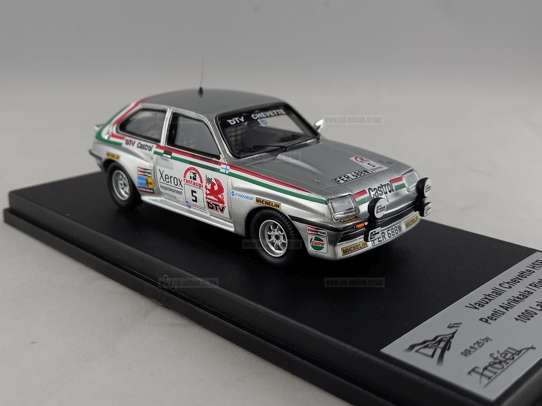 Vauxhall Chevette HSR no.5, Airikkala, 1000 Lakes rallye 1980 1:43 Trofeu