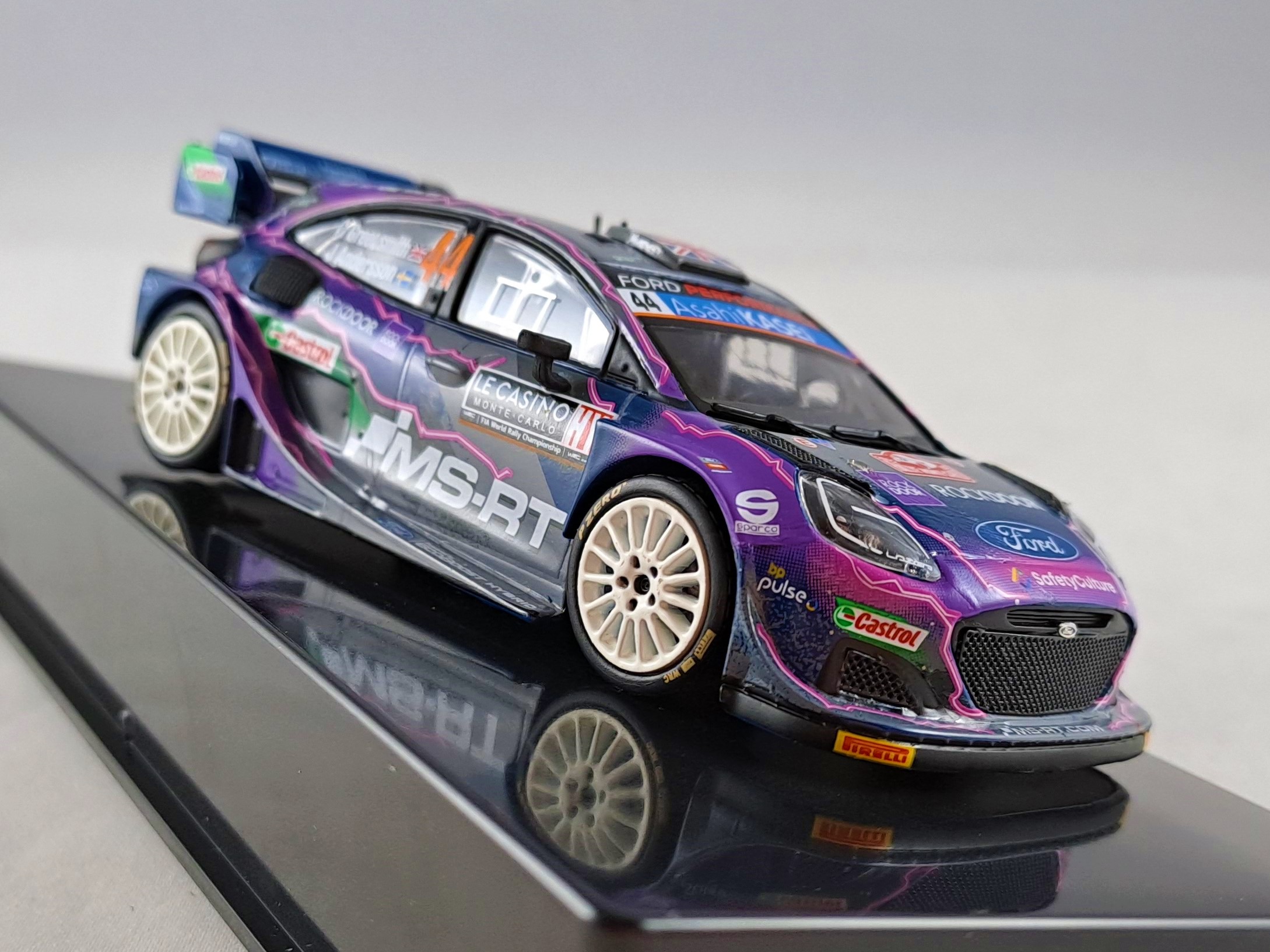 Ford Puma rallye1 no. 44, Greensmith, Rallye Monte Carlo 2022 1:43 IXO
