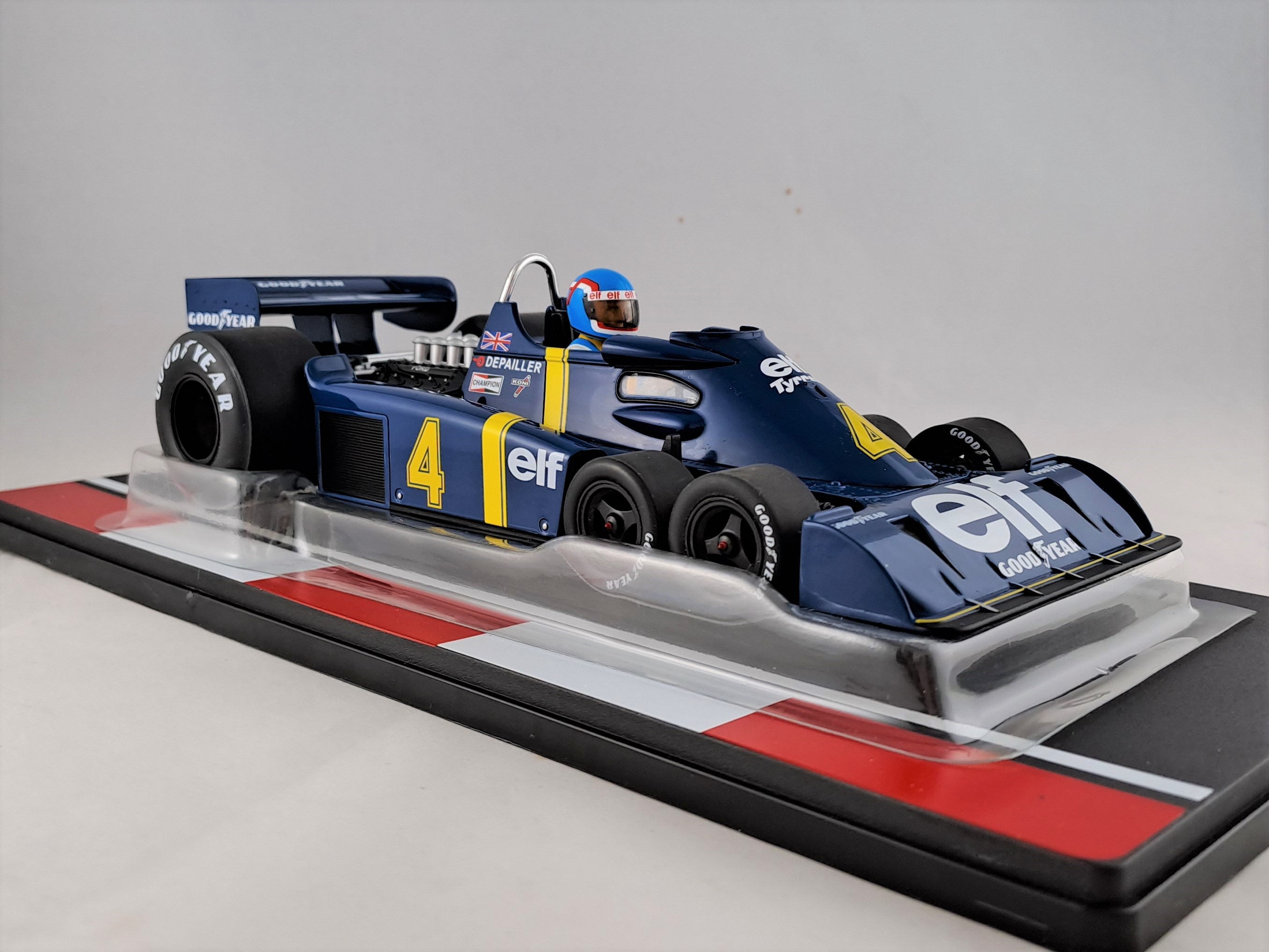 Tyrrell P34 No.4, Depailler, GP Švédsko 1976 1:18 MCG