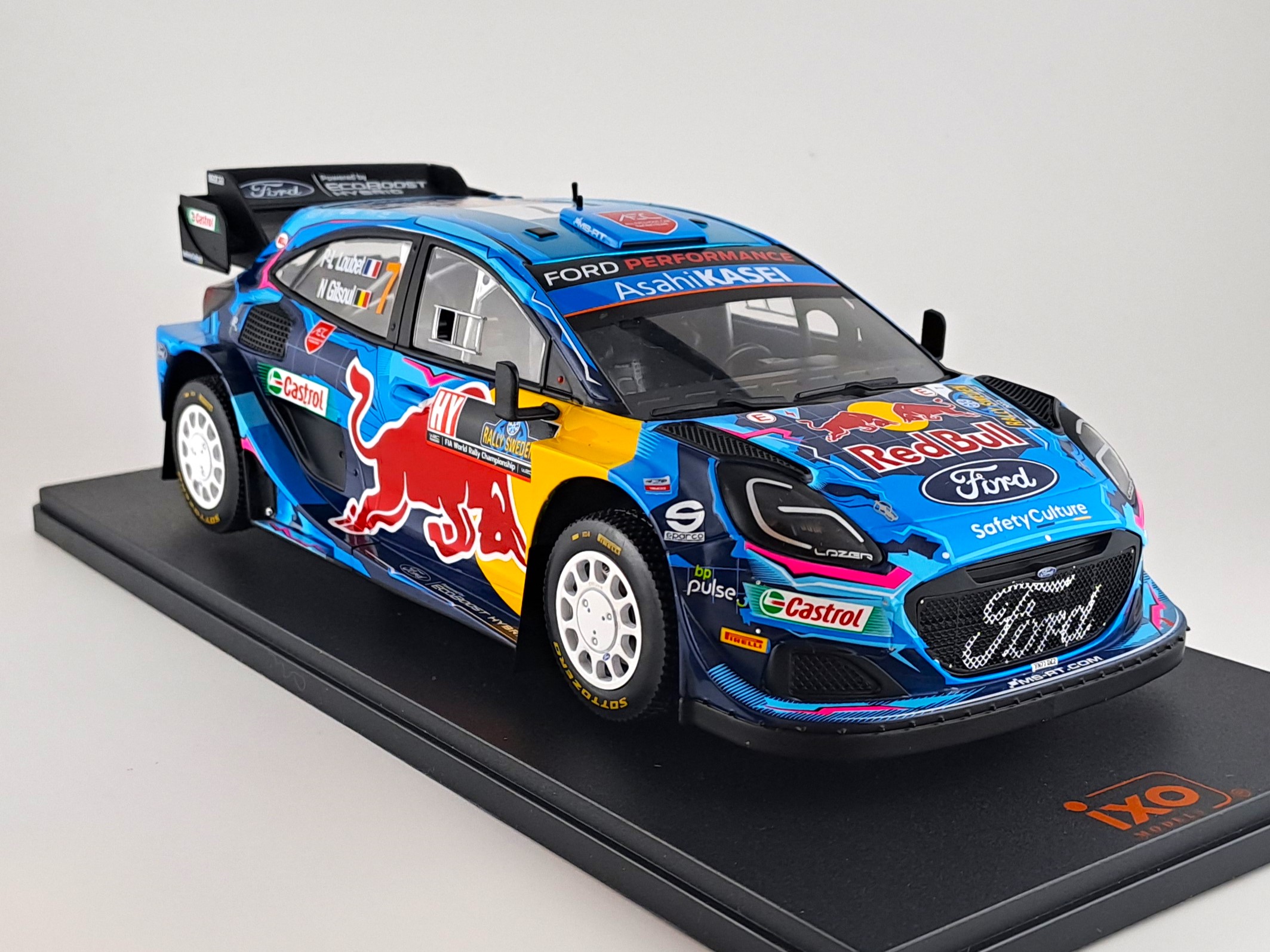 Ford Puma No.7 WRC1 Rallye Sweden P-L.Loubet/N.Gilsoul 2023  1:18 IXO