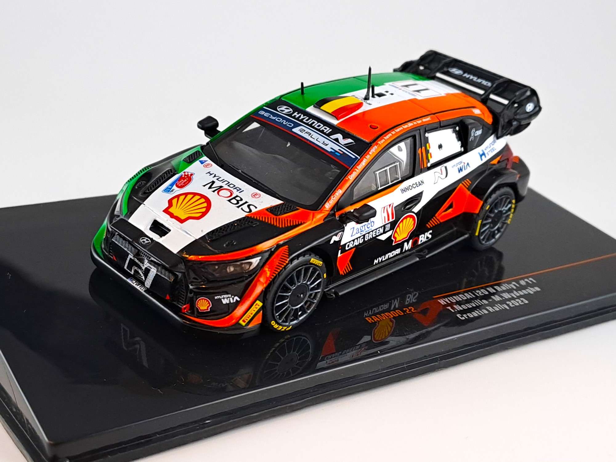 Hyundai i20 N WRC, No.11, Neuville, Rally Croatia 2023 1:43 IXO