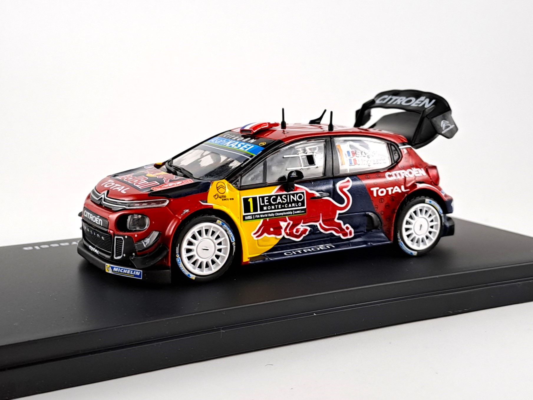 Citroen C3 WRC no.1, Ogier, rallye Monte Carlo 2019 1:43 DeAgostini