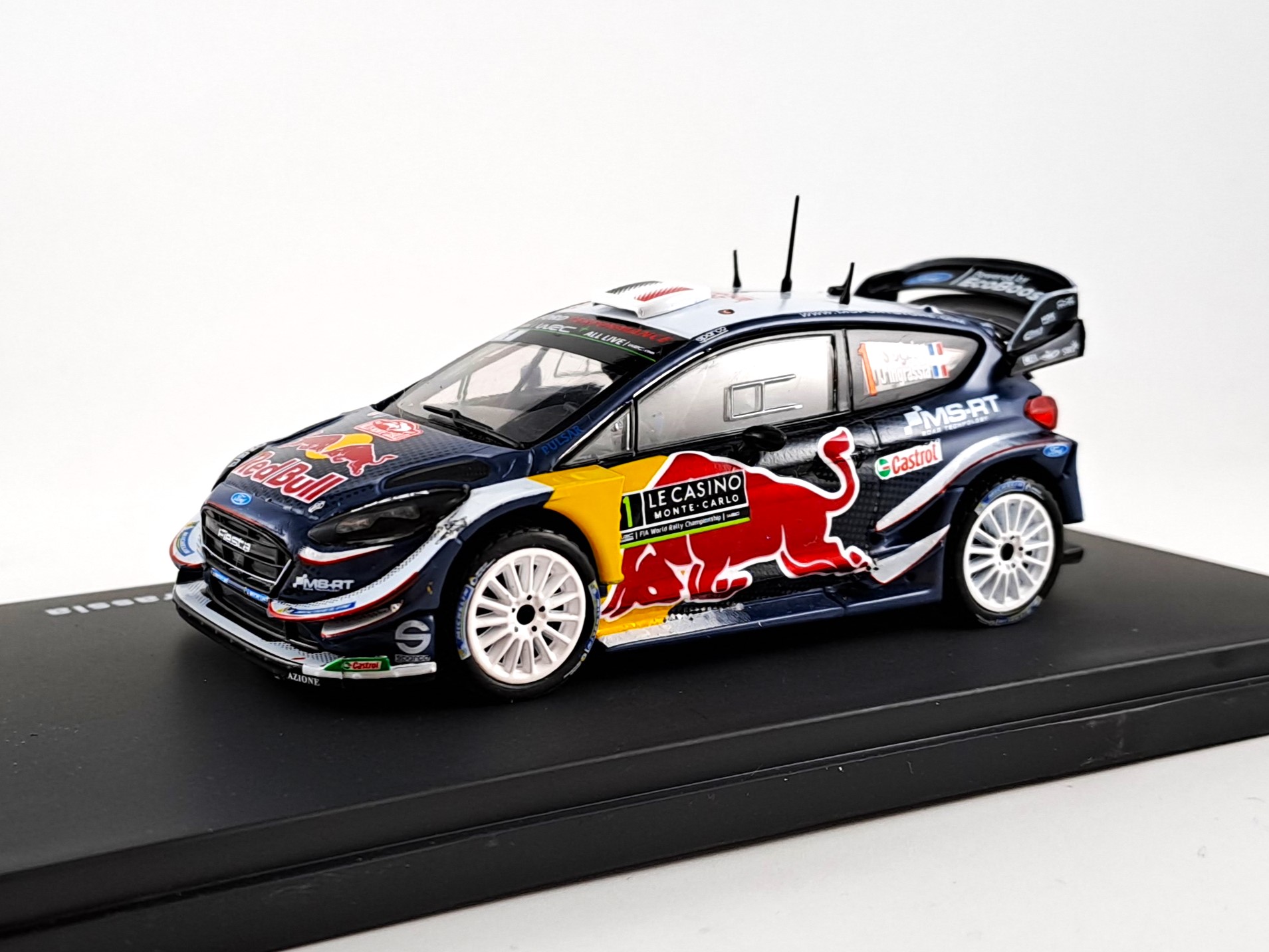 Ford Fiesta WRC no.1, Ogier, rallye Monte Carlo 2018 1:43 DeAgostini