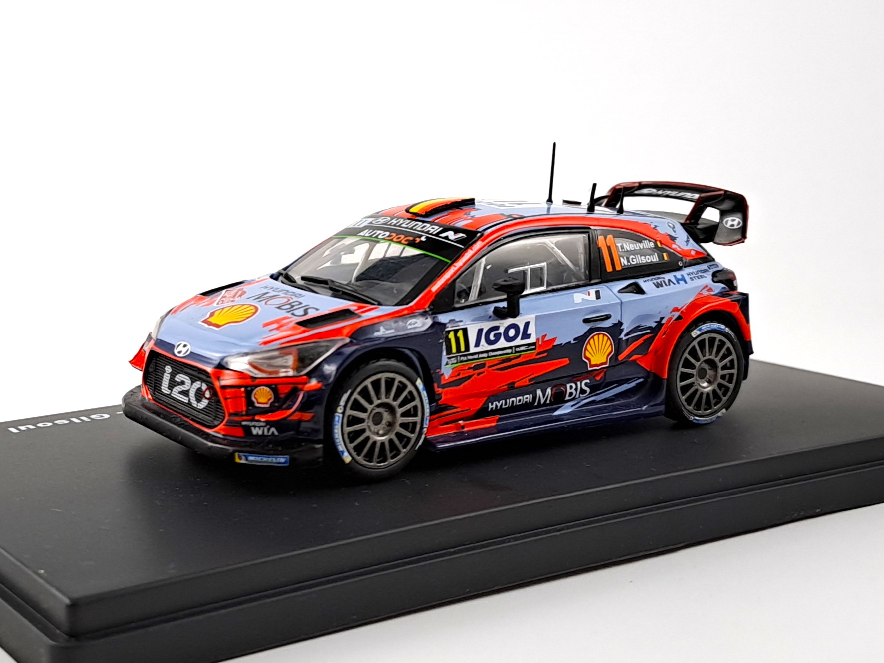Hyundai i20 Coupe WRC no.11, Neuville, Tour de Corse 2019 1:43 DeAgostini