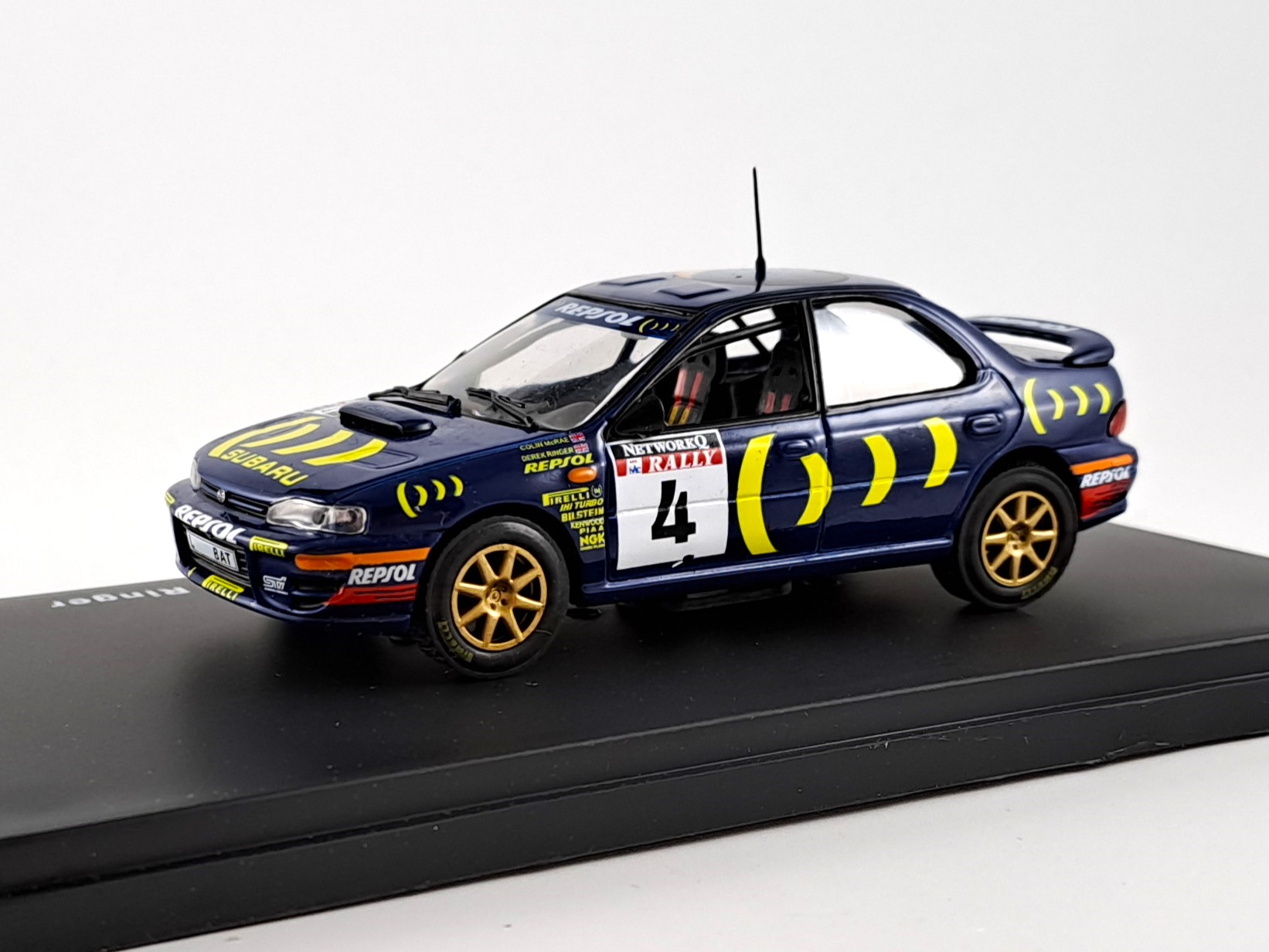 Subaru Impreza WRC no.4, McRae, 1995 1:43 DeAgostini