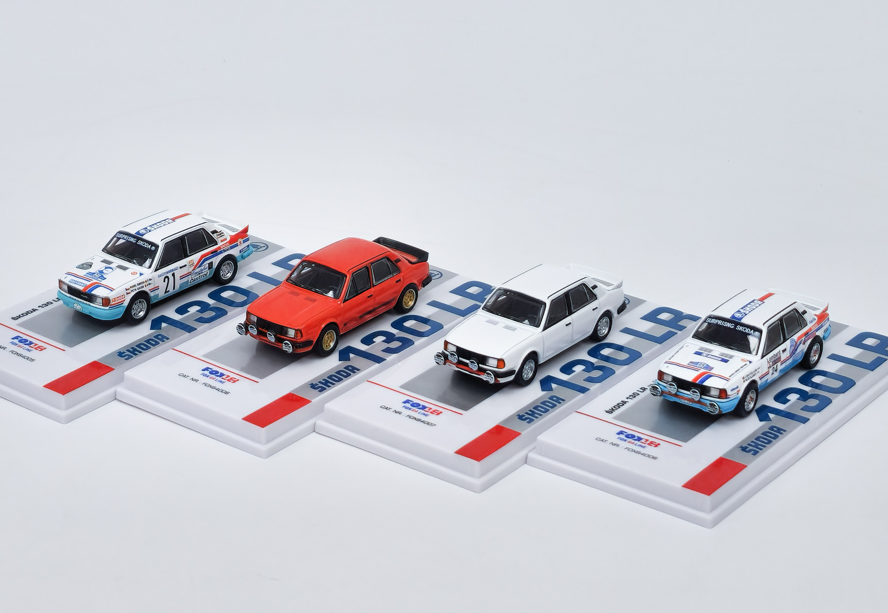 Škoda 130 LR set 1:64 Foxtoys