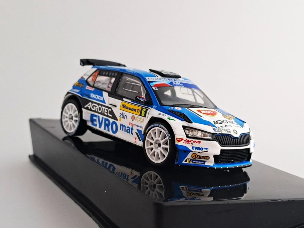 Škoda Fabia Rally2 Evo No.6, J.Kopecký, Barum Rally Zlin 2021 1:43 IXO