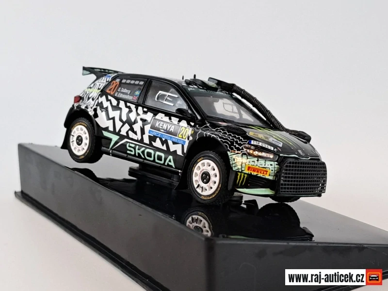 Škoda Fabia Rally2, No.20, O.Solberg, WRC, Safari Rallye Kenia, 2024 1:43 IXO