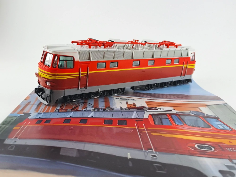 lokomotiva ČS4 Škoda Plzeň 1:87 Modimio časopis s modelem