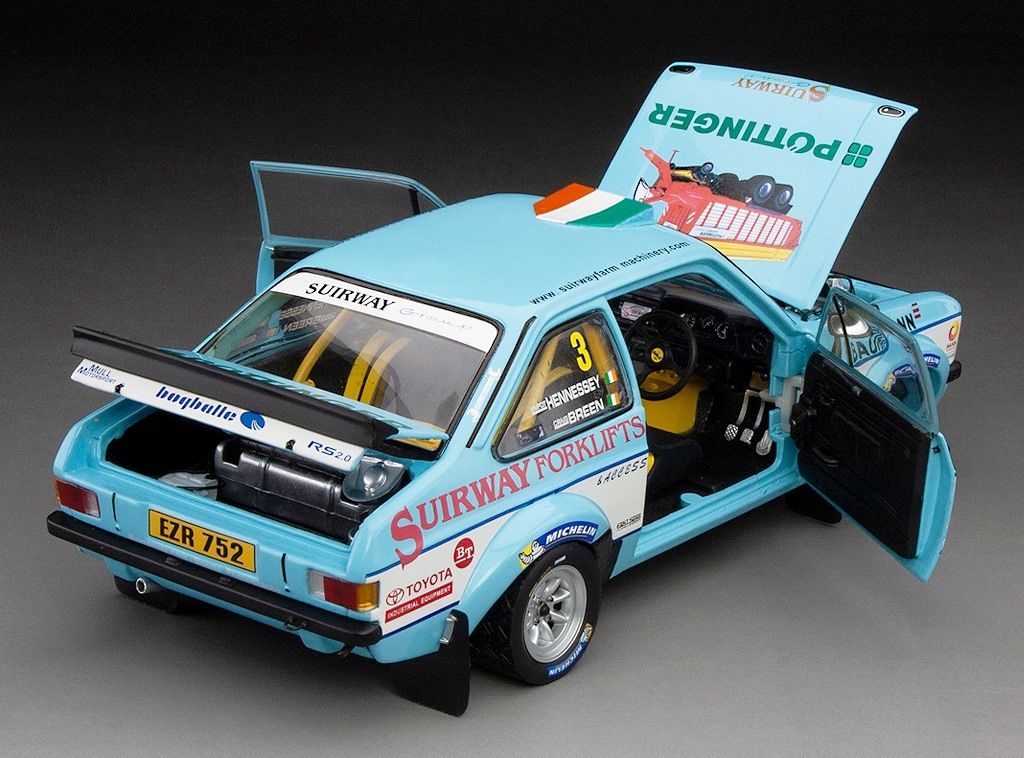 Ford Escort RS 1800 no.3, Breen, West Wales Rally 2015 1:18 Sun Star