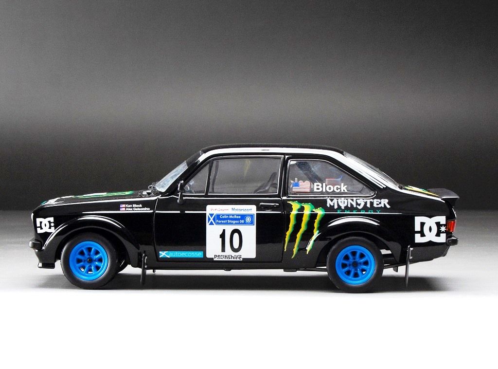Ford Escort RS 1800 no.10, Ken Block, Colin McRae Forest Stages 2008 1:18 Sun Star