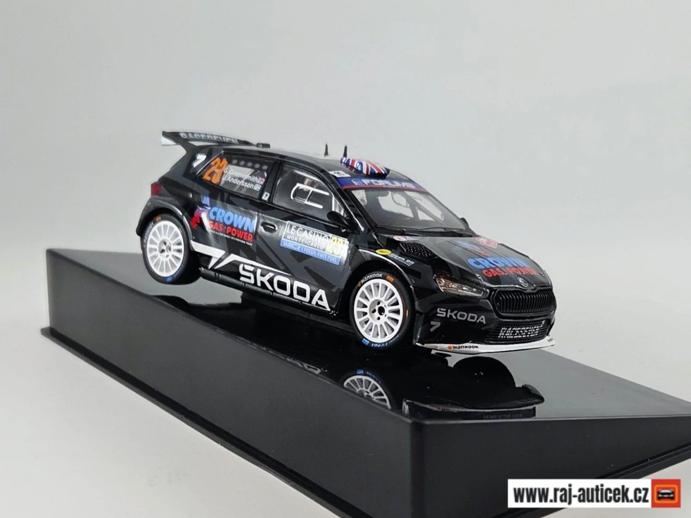 Škoda Fabia RS rallye2 No.23, Greensmith, rallye Monte Carlo 2025 1:43 IXO