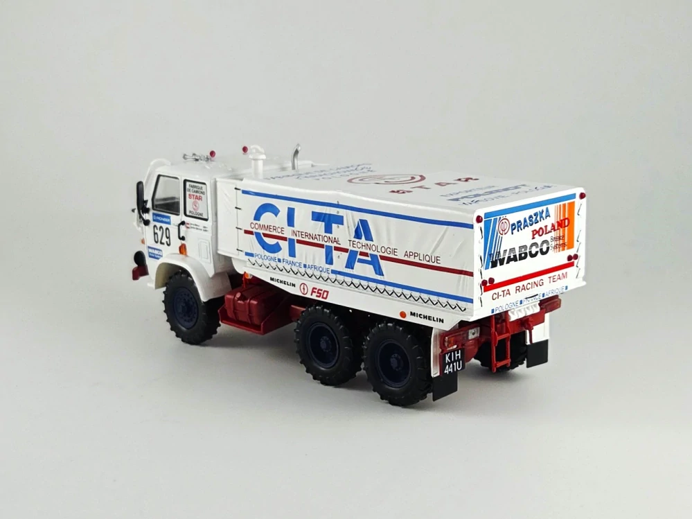 Star 266 Dakar 1:43 časopis Kultovní Náklaďáky s modelem