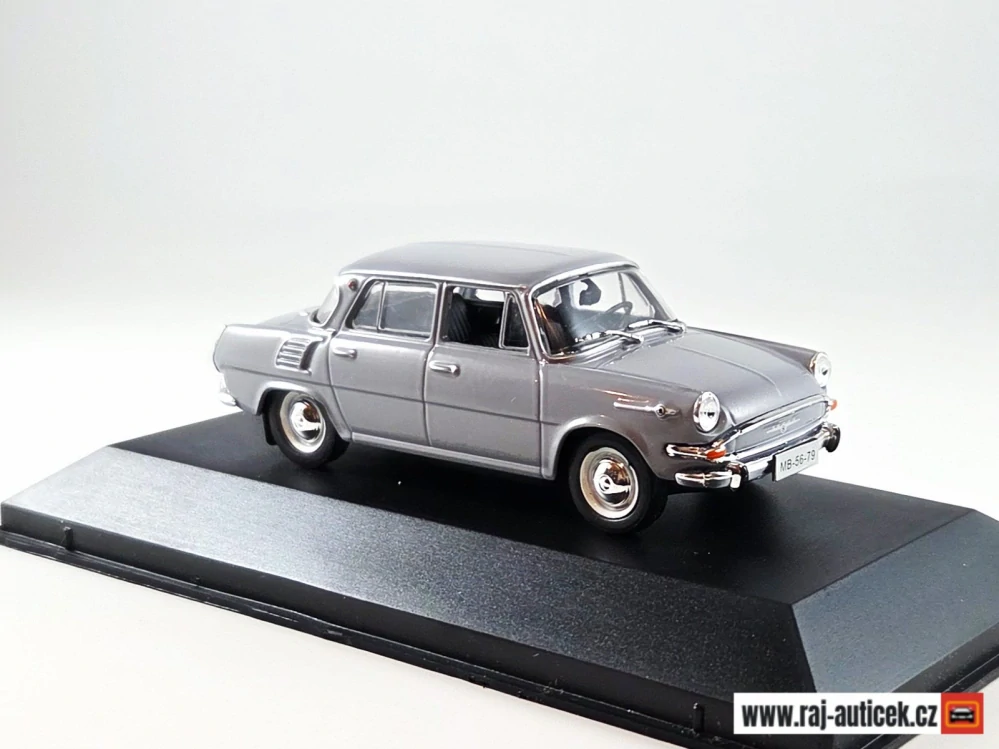 Škoda 1000 MB šedá 1:43 DeAgostini časopis s modelem