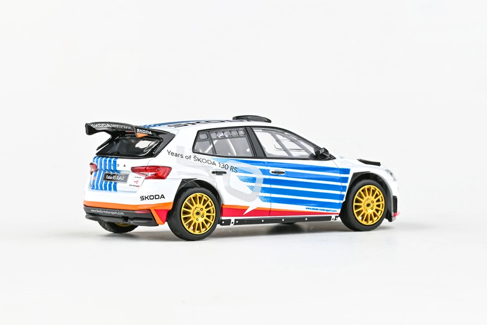 Škoda Fabia IV RS Rally2 (2022) Škoda Motorsport Design 2025 130RS MC 1:43 Abrex