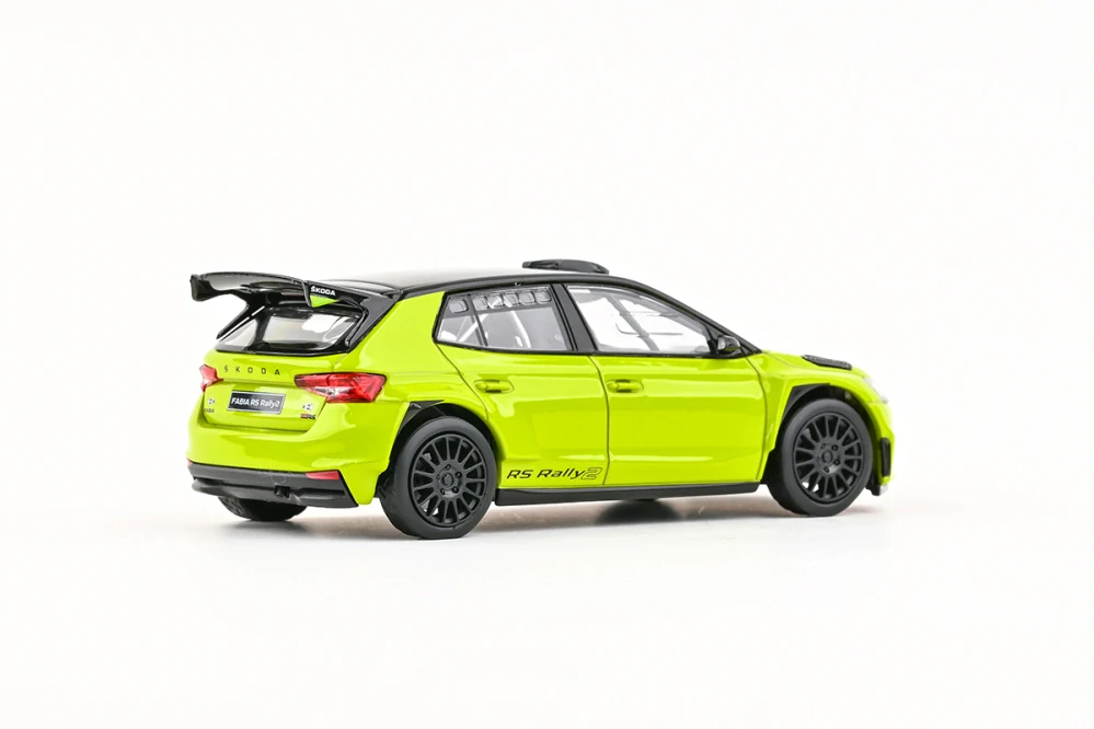 Škoda Fabia IV RS Rally2 (2022) Zelená Mamba 1:43 Abrex