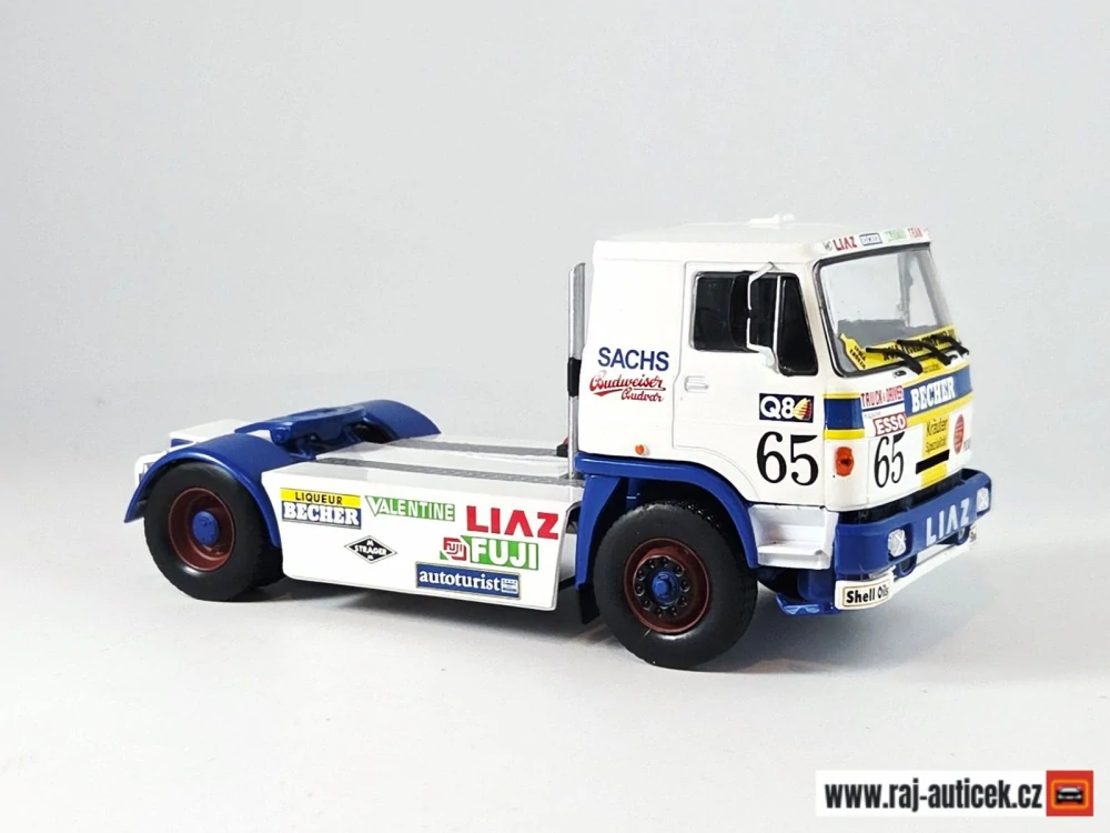 Liaz 110.577 Racing Truck no.65 1:43 časopis Kultovní Náklaďáky s modelem