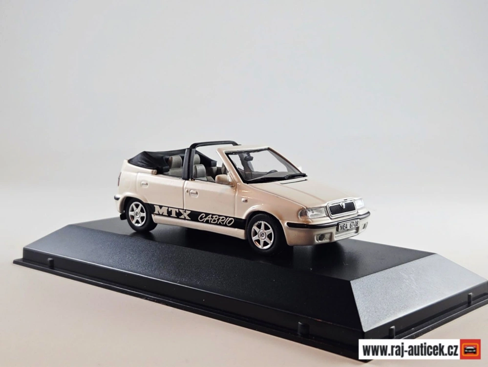 Škoda Felicia MTX Cabrio 1:43 DeAgostini časopis s modelem