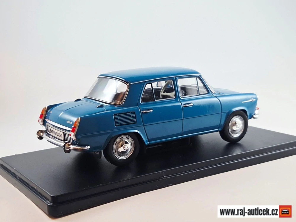 Škoda 1000 MB modrá 1:24 Hachette