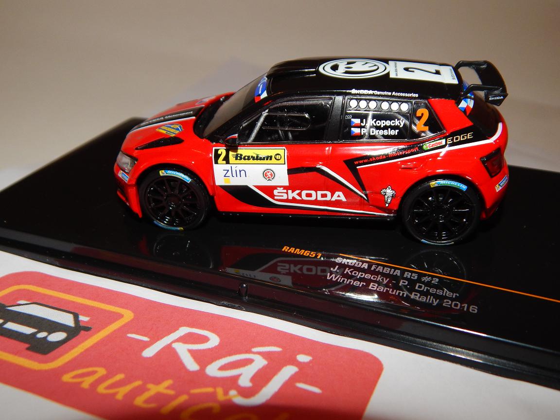 Škoda Fabia R5 no.2 Barum Rallye 1:43 IXO