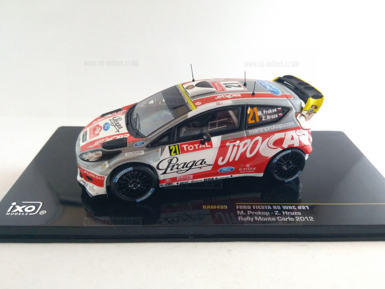 Ford Fiesta RS WRC, No.21, Prokop rallye Monte Carlo 2012 1:43 IXO