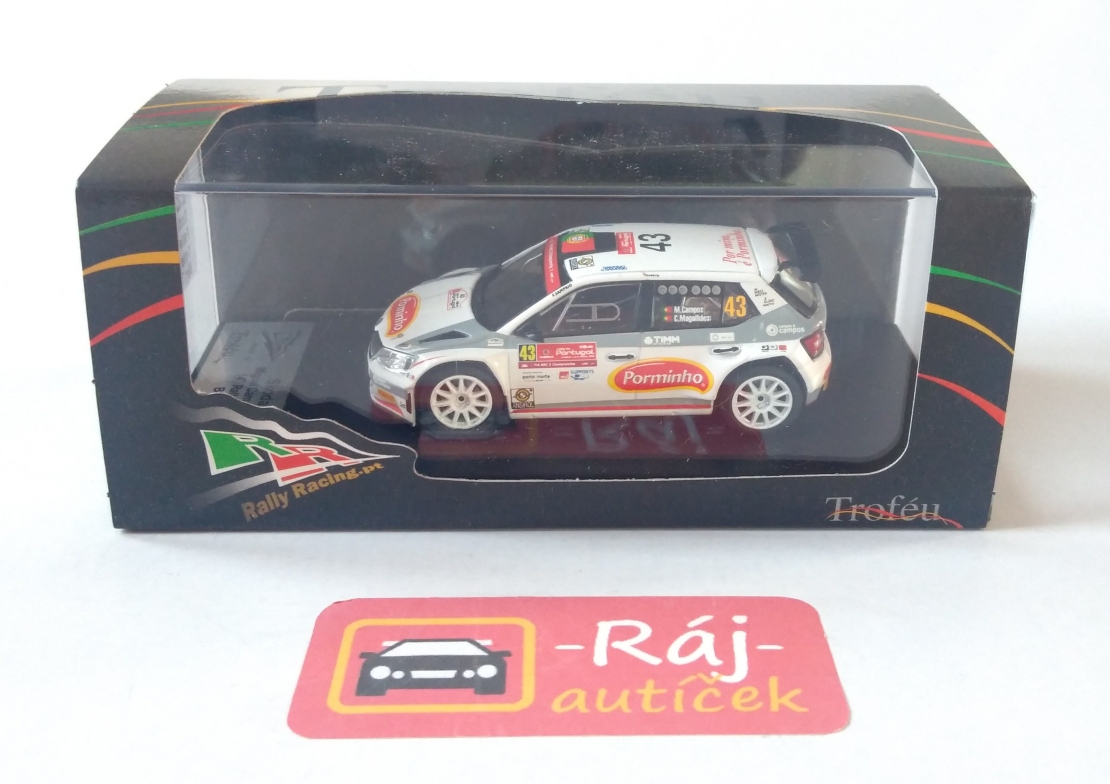 Škoda Fabia R5 no.43 1:43 Trofeu