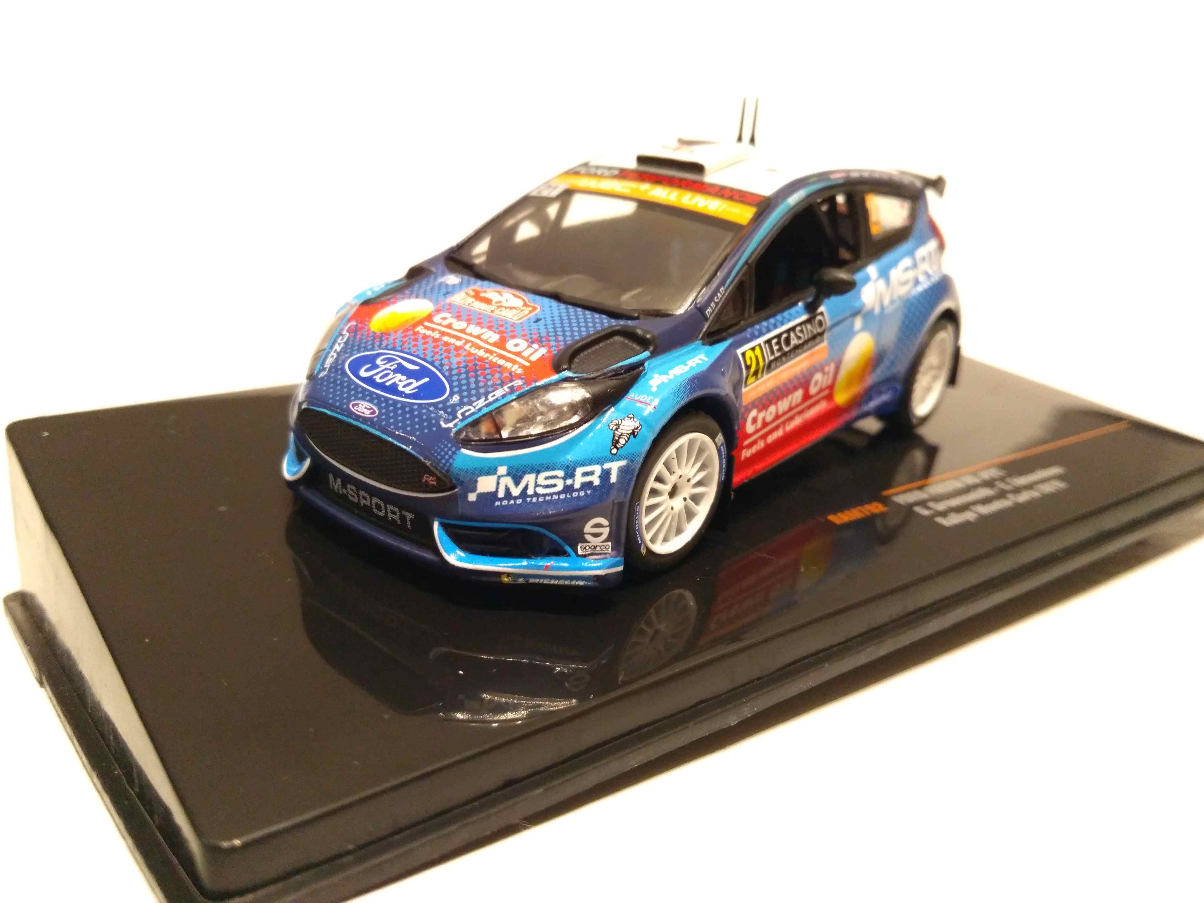 Ford Fiesta R5 WRC, No.21, Greensmith, rallye Monte Carlo 2019 1:43 IXO