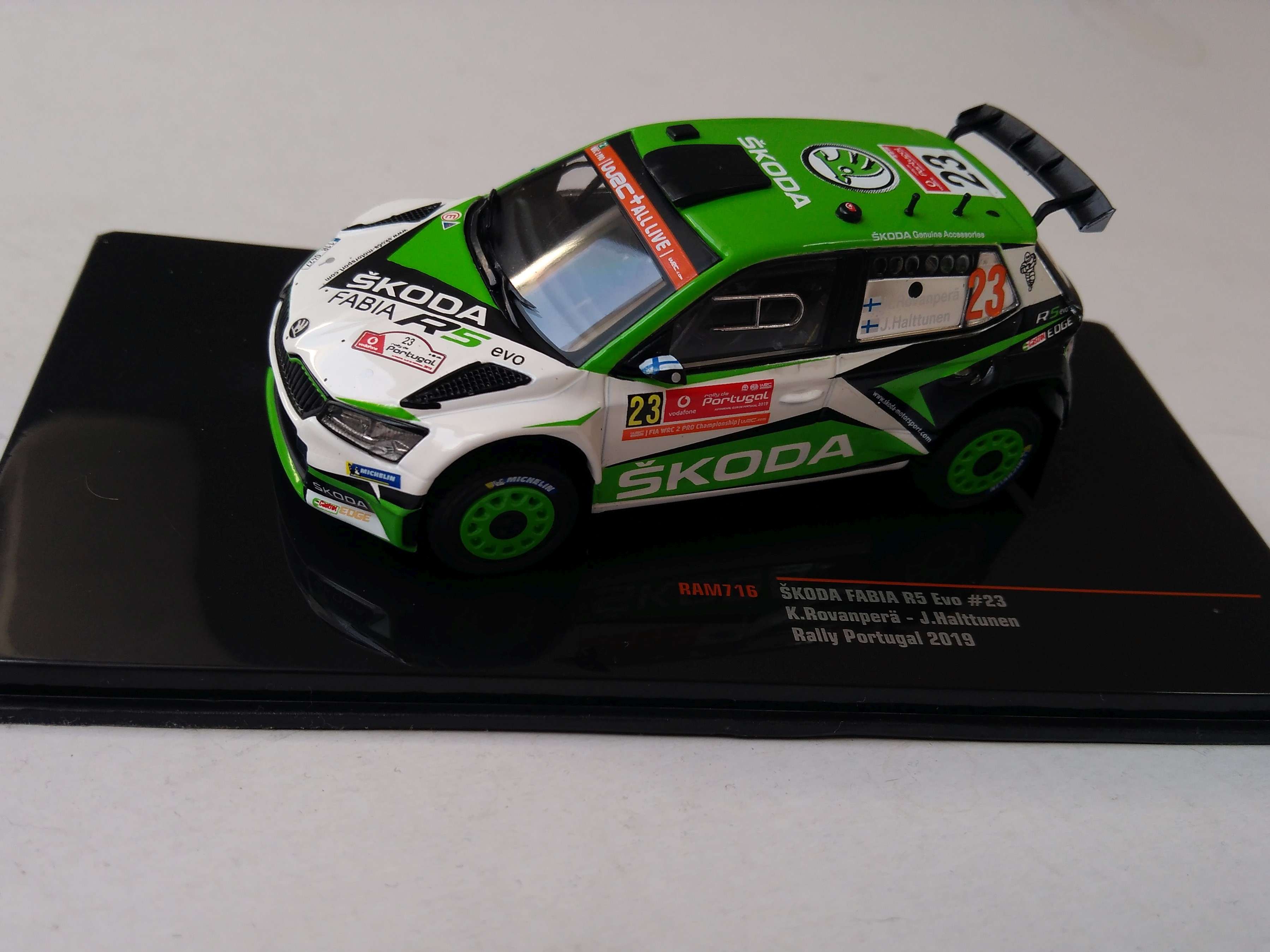 Škoda Fabia R5 EVO no.23 Rovanpera WRC 2019 1:43 IXO