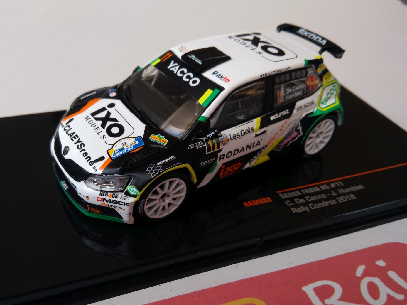 Škoda Fabia R5, No.11 WRC 2018 1:43 IXO