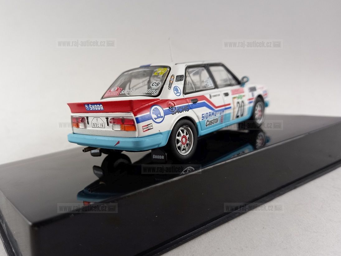 Škoda 130 LR no.20, Kvaizar, rallye Sanremo 1986 1:43 IXO